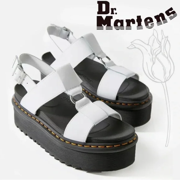 NWT Dr. Martens × FRANCIS LEATHER STRAP SANDALS, Sz 7 - Picture 6 of 10